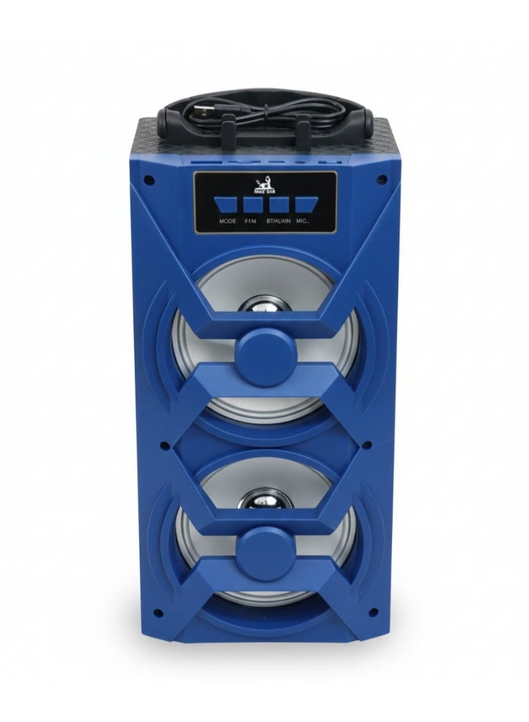 دريم مكبر صوت لاسلكي بتقنية بلوتوث D-1724 - مكبرات صوت مزدوجة - بطارية قابلة للشحن. - Image 1